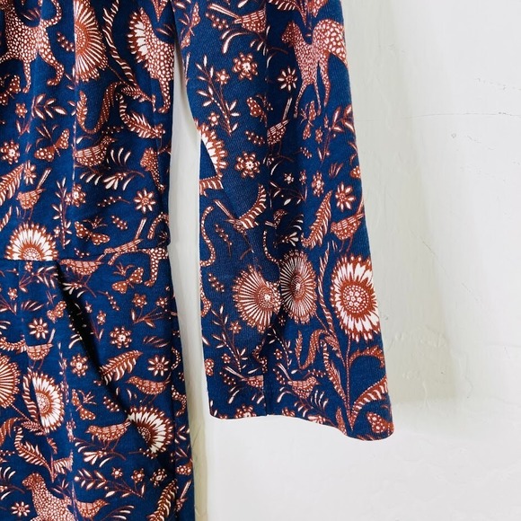 Boden Womens Penny Sheath Dress Size 8 Nature Animal Print Floral Cotton Office - Picture 5 of 12